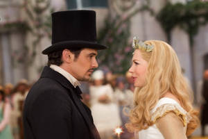 Oz The Great And Powerful James Franco And Rachel Williams Wallpaper