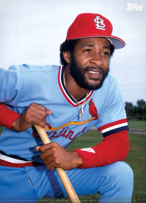 Ozzie Smith Wearing St. Louis Cardinals Wallpaper