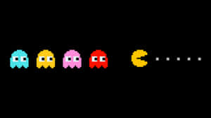 Pac Man Pixel Art Wallpaper