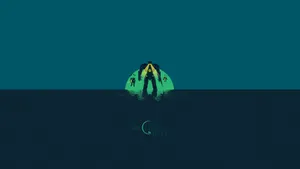 Pacific Rim Minimalist Art Wallpaper