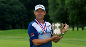 Padraig Harrington Trophy And Medal Wallpaper