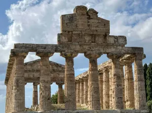 Paestum Dilapidated Wallpaper