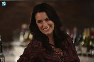 Paget Brewster Posing Elegantly For A Photoshoot Wallpaper