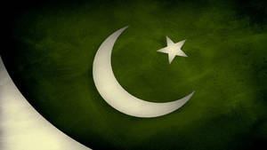 Pakistan Flag In Dark Green Color Wallpaper