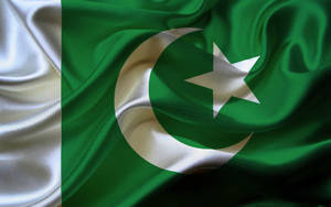 Pakistan Flag With Random Folded Spots Wallpaper