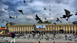Palacio Lievano In Bogota Colombia Wallpaper