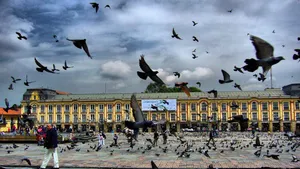 Palacio Lievano In Bogota Colombia Wallpaper