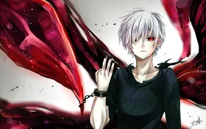 Pale Kaneki Ken Artwork Wallpaper