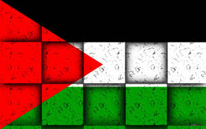 Palestine Flag Blocks Wallpaper