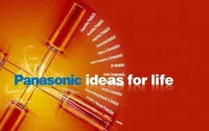 Panasonic Orange Background Wallpaper