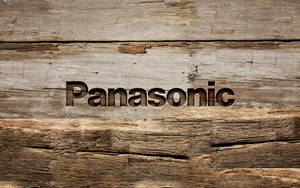 Panasonic Wooden Background Wallpaper