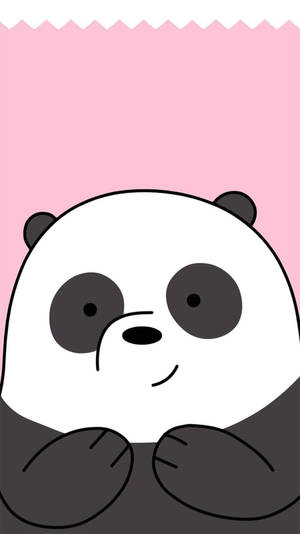 Panda Bear Cartoon Phone Wallpaper