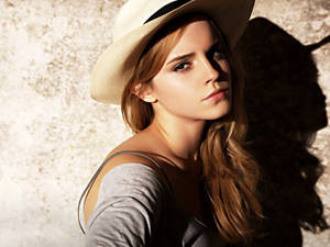 Pandora Hat Emma Watson Wallpaper