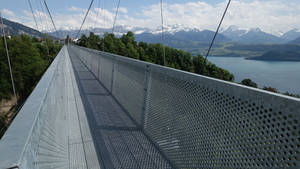 Panorama Bridge Sigriswil Switzerland Wallpaper