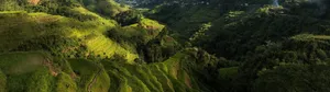 Panoramic Aerial Landscape Wallpaper