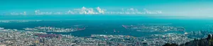 Panoramic Anime Scenery Wallpaper