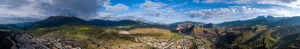 Panoramic Mountain Range Wallpaper