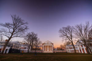 Panoramic View Of The University Of Virginia Campus Wallpaper