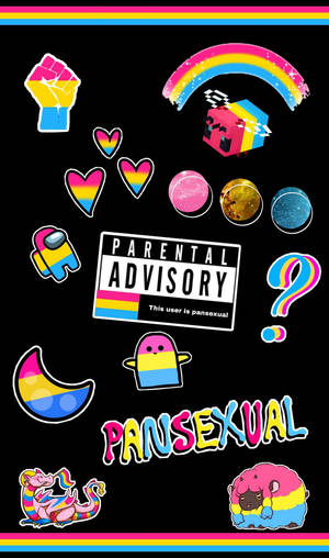 Pansexual Cute Icons Wallpaper