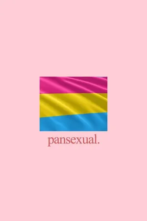 Pansexual Flag Pink Background Wallpaper