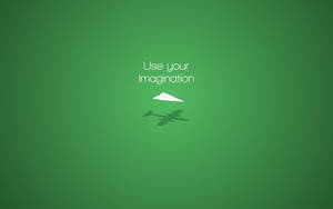Paper Airplane Inspirational Quote Wallpaper