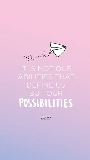 Paper Airplane Motivational Quotes Wallpaper