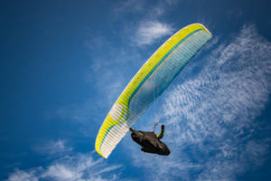 Paragliding Bottom View Shot Wallpaper