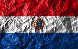 Paraguay Crumpled Flag Wallpaper