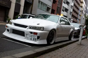 Parked White Jdm Wallpaper