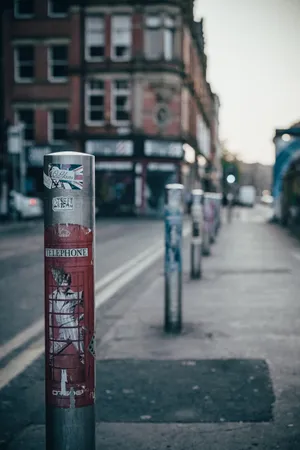 Parking Bar In The Street Wallpaper