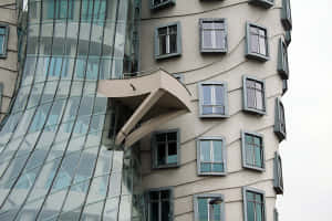 Part Of The Famous Dancing House Wallpaper