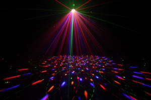 Party Laser Lights Background Wallpaper