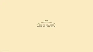 Pastel 4k Inspiring Quote Wallpaper