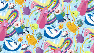 Pastel Adventure Time Laptop Wallpaper
