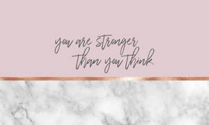 Pastel And Marble Motivational Aesthetic Desktop Wallpaper