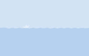 Pastel Blue Aesthetic Wave Desktop Wallpaper