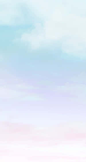 Pastel Blue Solid Sky Turning To Purple And Pink Wallpaper