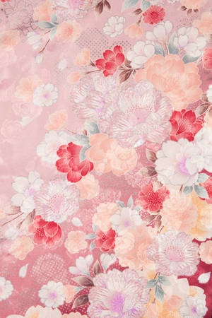 Pastel Garden Pattern Wallpaper