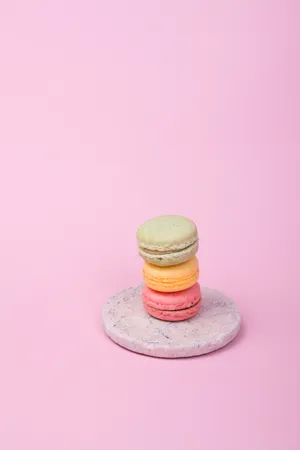 Pastel Iphone Pink Macaroons Wallpaper