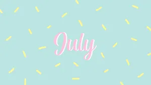 Pastel July Poster Wallpaper