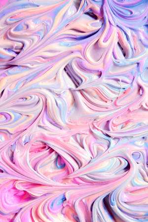 Pastel Marble Icing Wallpaper