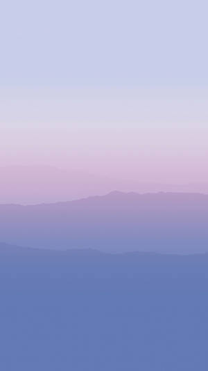 Pastel Mountains Minimalist Phone Wallpaper