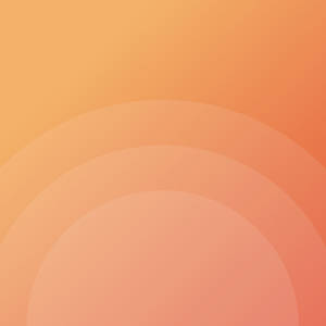 Pastel Orange Circle Wallpaper