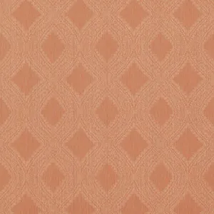 Pastel Orange Diamond Pattern Wallpaper