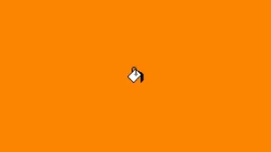 Pastel Orange Ms Paint Icon Wallpaper