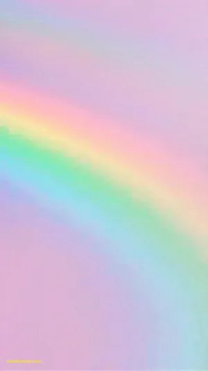 Pastel Phone Minimalist Rainbow Wallpaper