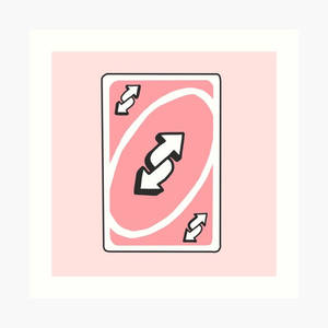 Pastel Pink Uno Card Wallpaper