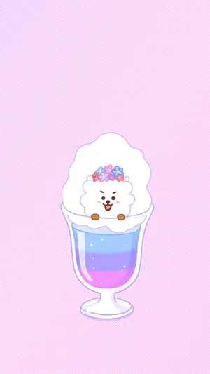 Pastel Purple Rj Ice Cream Wallpaper