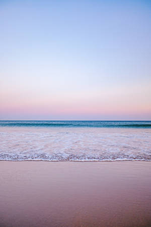 Pastel Sky Beach Iphone Wallpaper
