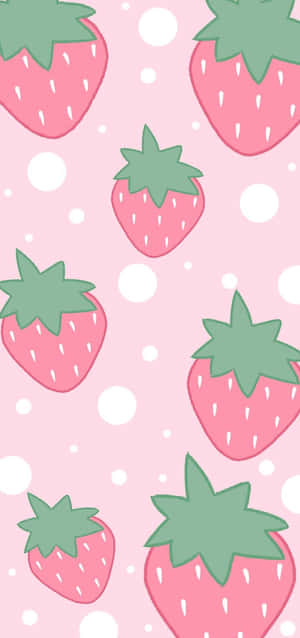Pastel Strawberry Portrait Wallpaper